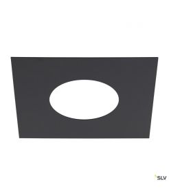 NUMINOS®, bague de réduction carrée, longueur 24 cm, Ø intérieur 12 cm, noir