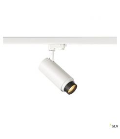 NUMINOS® ZOOM M, spot rail 3 all int, 15°, blanc/noir, LED, 20W, 2700K, variable