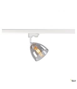 PARA CONE GL, spot pour rail 3 allumages int, blanc/transparent, GU10, 25W max