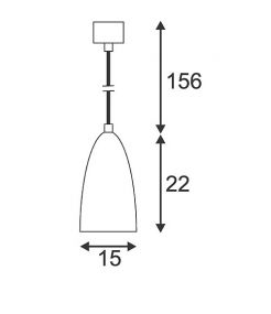 suspension Tonga IV diffuseur ceramique avec patere blanc