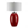 Grande lampe de table Victor 1 lumière - Rouge