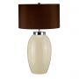 Grande lampe de table Victor 1 lumière - Crème