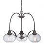 Lustre Trilogy 3 lumières - Bronze ancien