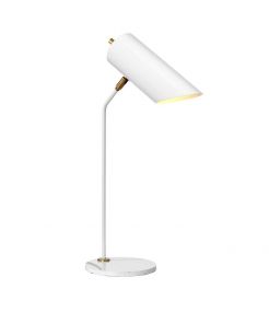 Lampe de table Quinto 1 lumière - Laiton vieilli blanc