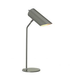 Lampe de table Quinto 1 lumière - Nickel poli gris foncé