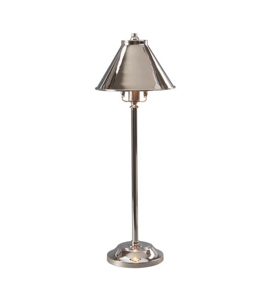 Lampe à poser Provence 1 lumière - Nickel poli