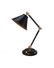 Mini lampe de table Provence Element 1 lumière - Noir/Laiton poli