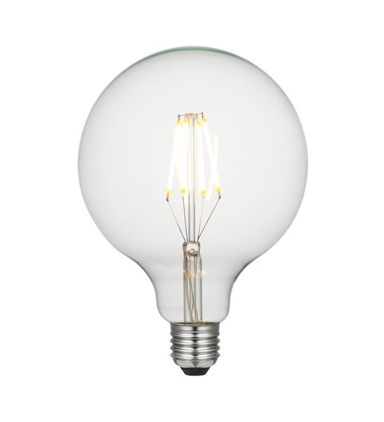 Ampoule globe LED E27 Litec - Transparent