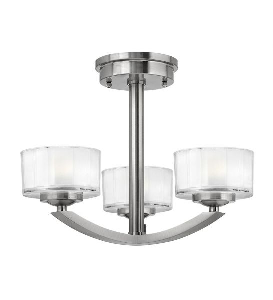 Semi-plafonnier Meridian 3 lumières