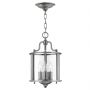 Petite suspension Gentry 3 lumières - Etain