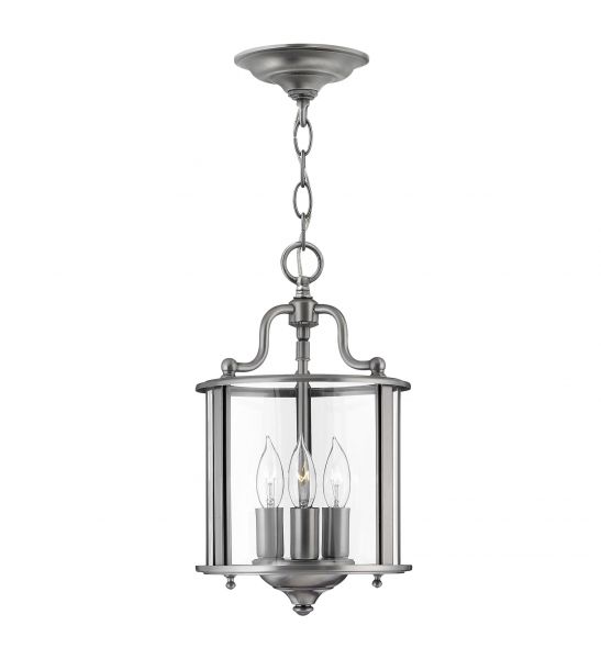 Petite suspension Gentry 3 lumières - Etain