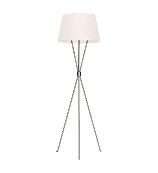 Lampadaire Penny 1 lumière - Nickel poli