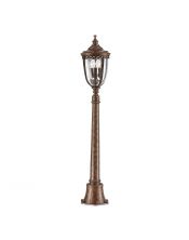 Lampadaire lanterne moyen English 3 lumières - Bronze anglais