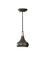 Mini-suspension Beso 1 lumière - Bronze foncé