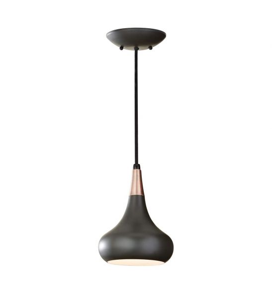 Mini-suspension Beso 1 lumière - Bronze foncé