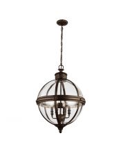 Lustre Adams 4 lumières - Bronze anglais