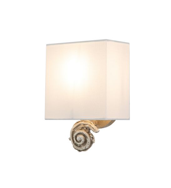 Swirl Applique Murale 1 Lumière Smal - Os blanc