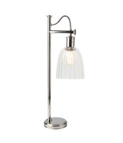 Lampe de table Douille 1 lumière - Nickel poli