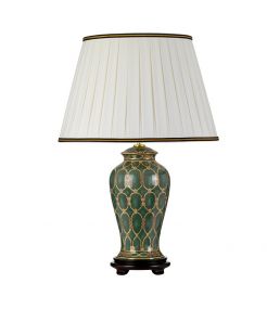 Lampe de table avec abat-jour Grand empire Sashi 1 lumière