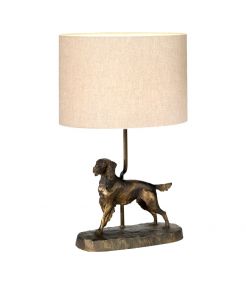Lampe de table avec abat-jour ovale Rufus 1 lumière