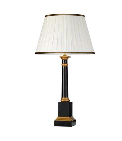 Lampe de table avec abat-jour Grand empire Peronne 1 lumière