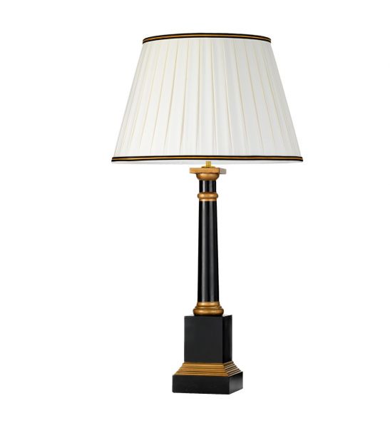 Lampe de table avec abat-jour Grand empire Peronne 1 lumière