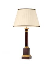 Lampe de table avec abat-jour Grand empire Louviers 1 lumière