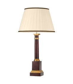 Lampe de table avec abat-jour Grand empire Louviers 1 lumière