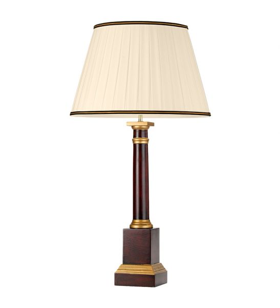 Lampe de table avec abat-jour Grand empire Louviers 1 lumière