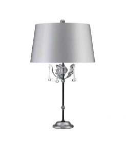 Lampe de table Amarilli 1 lumière - Noir/Argent