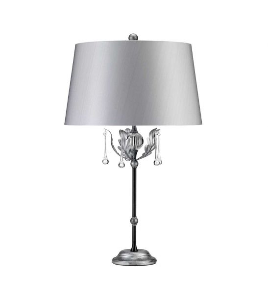 Lampe de table Amarilli 1 lumière - Noir/Argent