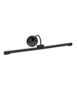 Grande applique LED pour tableau Alton 1 lumière - Noir