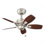 Canfield - 30in / 76cm Fan - Nickel brossé