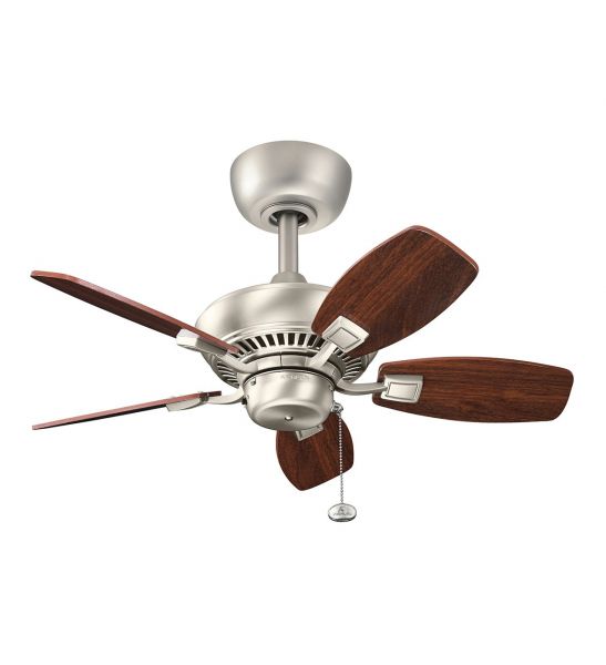 Canfield - 30in / 76cm Fan - Nickel brossé