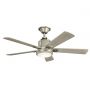 Colerne - 52in / 132cm Fan - Nickel brossé