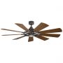 Gentry - 65in / 165cm Fan - Zinc patiné