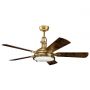 Hatteras Bay - 56in / 142cm Fan - Laiton antique bruni