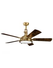 Hatteras Bay - 56in / 142cm Fan - Laiton antique bruni