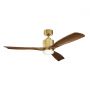 Ridley II - 52in / 132cm Fan - Laiton naturel