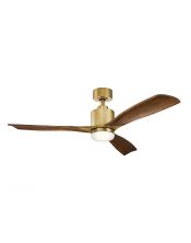 Ridley II - 52in / 132cm Fan - Laiton naturel