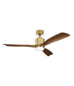 Ridley II - 52in / 132cm Fan - Laiton naturel