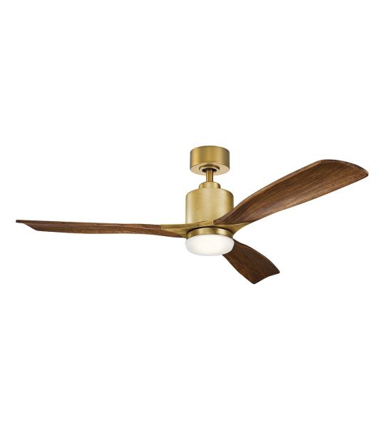 Ridley II - 52in / 132cm Fan - Laiton naturel