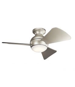 Sola - 34in / 86cm Fan - Nickel brossé