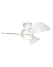 Sola - 34in / 86cm Fan - Blanc mat