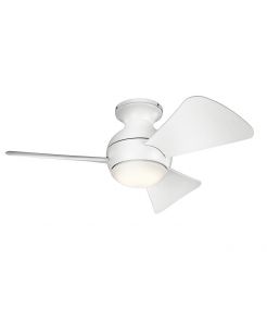 Sola - 34in / 86cm Fan - Blanc mat