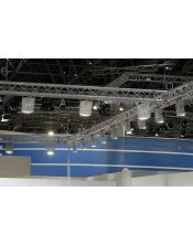 Rail 3 allumages, sdl 150 - projecteur 150w hqi adaptateur gris argent