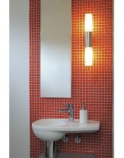 Devin pl double, applique chrome/blanc, 2x11w