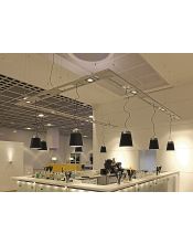 Tinto cone shade, suspension e27, noir/chrome