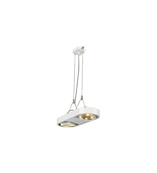 SUSPENSION RONDE AIXLIGHT R DUO, QRB111, BLANCHE, G53 , max. 2x50W