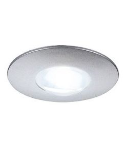 LIGHTPOINT 2, encastré rond gris argent métalique, 1W LED, blanche